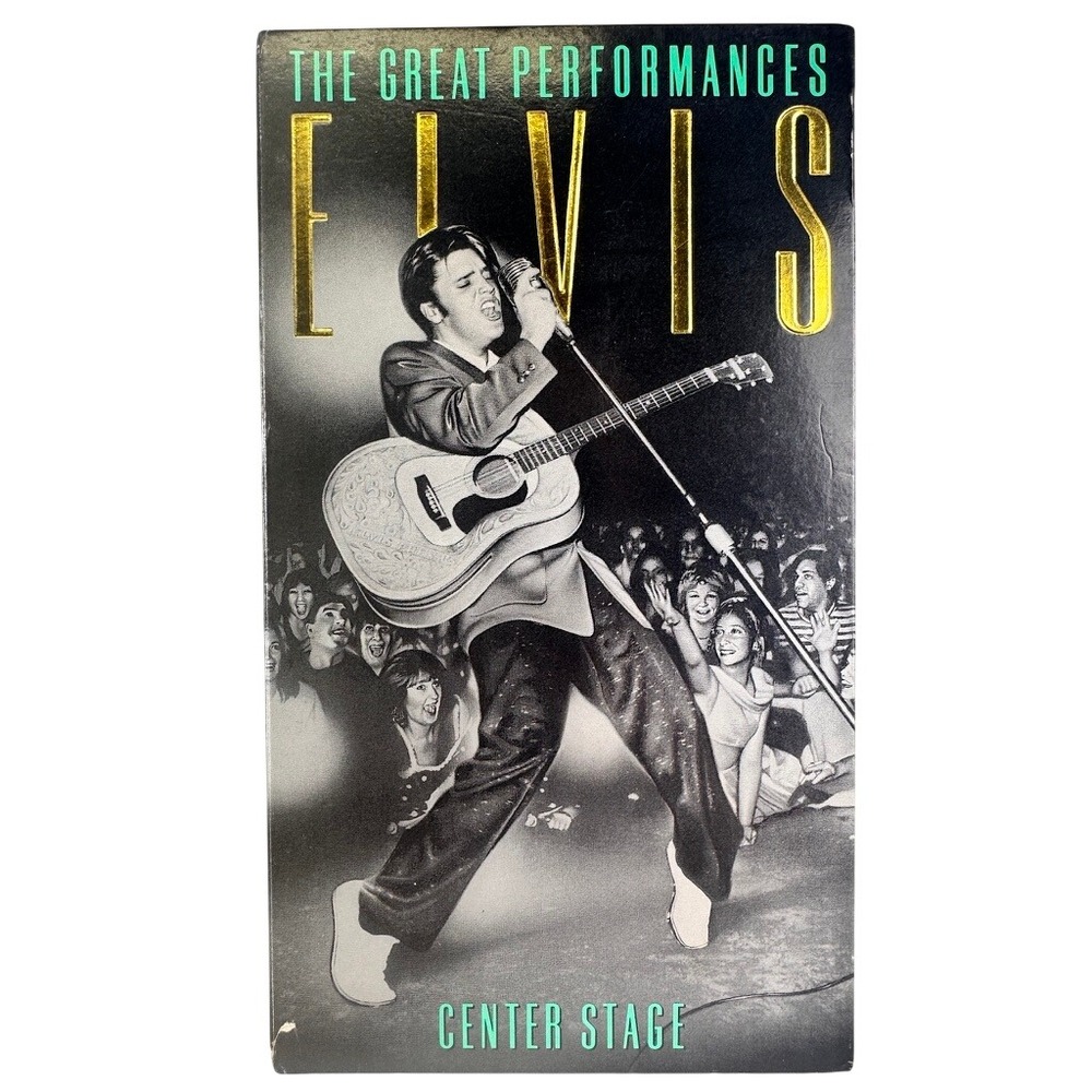Elvis Presley The Great Performances Center Stage VHS "The King" Concert Film